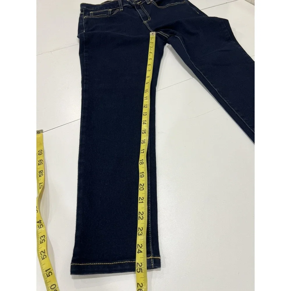 Michael Kors Womens Izzy Cropped Skinny Jeans Size 6 x 25  Dark Denim $99.00